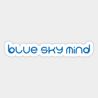 Blue Blue Sky Mind Sticker